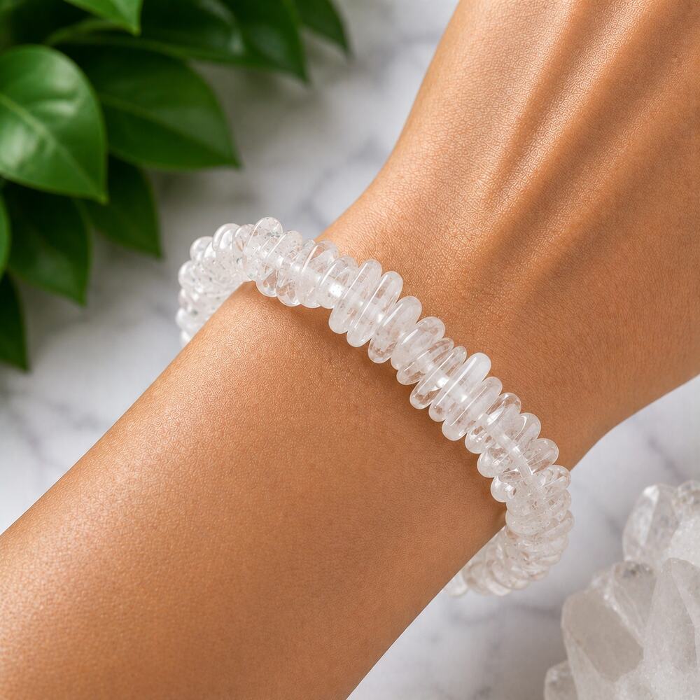 Clear Quartz Chip Bracelet